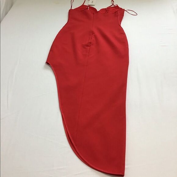 Likely Keela Flowy Maxi Sweetheart Neckline Gown Asymmetric Hem New Size 8 - Picture 6 of 13